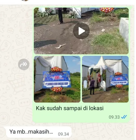 Pengiriman Karangan Bunga Kamolan Blora