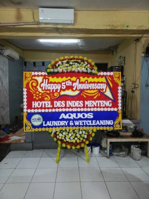Papan Bunga di Kamolan Blora